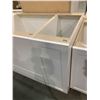 Image 8 : NEW White assorted 4 pce Kitchen Base cabinets includes: 1 x 12", 1 x 27" sink , 1 x 30" drawers, 1 