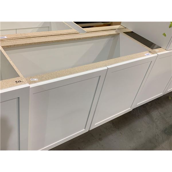 NEW White Shaker Style 48" Double Door Bathroom Vanity Cabinet