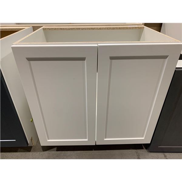 NEW White Shaker Style 30" 2 door Bathroom Vanity Cabinet