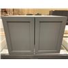 Image 1 : NEW Grey 2 door 24" upper kitchen cabinet
