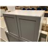 Image 2 : NEW Grey 2 door 24" upper kitchen cabinet