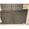 Image 1 : NEW Double Door Dark Grey Maple 36" double door cabinet