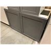 Image 2 : NEW Double Door Dark Grey Maple 36" double door cabinet
