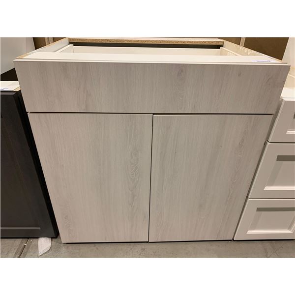 NEW Opal Foil finish 30 " 2 door base cabinet with drawer