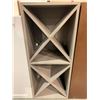 Image 1 : NEW 15" x 30" grey wine bottle cabinet