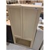 Image 2 : NEW Tall double door 29"x56" cabinet with pull out drawers and lower shelf