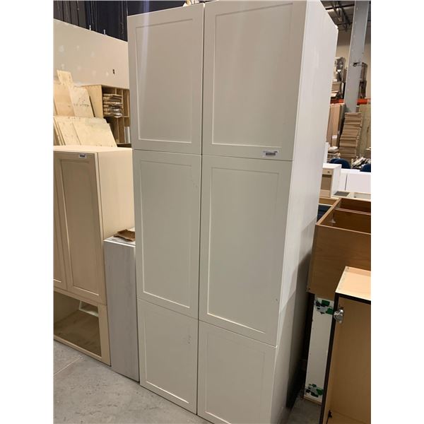NEW white shaker style 33" x 80" 6 drawer Pantry Kitchen cabinet