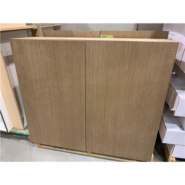 Brown Thermofoil 42"x36" Kitchen wall Cabinet