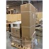 Image 3 : PALLET LOT - Assorted NEW boxed cabinets and accessories