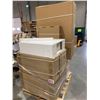 Image 4 : PALLET LOT - Assorted NEW boxed cabinets and accessories
