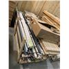 Image 1 : PALLET LOT - Approx 150 assorted color NEW 8-10 ft lengths of moulding includes flat stock, corner, 