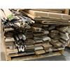 Image 2 : PALLET LOT - Approx 150 assorted color NEW 8-10 ft lengths of moulding includes flat stock, corner, 