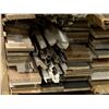 Image 4 : PALLET LOT - Approx 150 assorted color NEW 8-10 ft lengths of moulding includes flat stock, corner, 