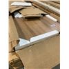 Image 2 : PALLET LOT - NEW flat stock and sheets of 8-10 ft lengths melamine panels assorted colors boxed and 