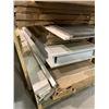 Image 4 : PALLET LOT - NEW flat stock and sheets of 8-10 ft lengths melamine panels assorted colors boxed and 