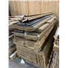 Image 2 : PALLET LOT - NEW flat stock and sheets of 8-10 ft lengths melamine panels assorted colors boxed and 