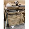 Image 3 : PALLET LOT - NEW flat stock and sheets of 8-10 ft lengths melamine panels assorted colors boxed and 