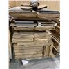 Image 4 : PALLET LOT - NEW flat stock and sheets of 8-10 ft lengths melamine panels assorted colors boxed and 