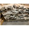 Image 3 : LOT OF 25 PIECES - Assorted NEW stained mouldings includes crown, edge, flat stock, baseboard, etc 8