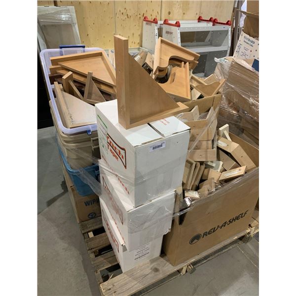 PALLET LOT - Large lot of assorted NEW Shelving Brackets assorted sizes