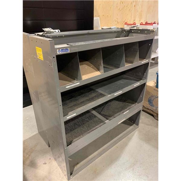 Adrian Steel 45" x 42" Metal Parts/Tool Shelving unit mountable