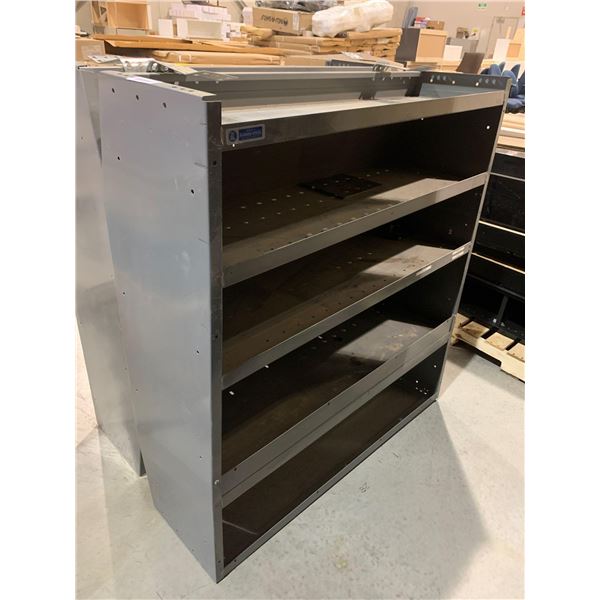 Adrian Steel 45" x 42" Metal Parts/Tool Shelving unit mountable