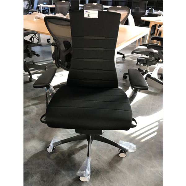 HERMAN MILLER EMBODY BLACK/GRAPHITE FULLY ADJUSTABLE GAMING CHAIR RETAIL $2254.00 CAN