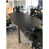 Image 2 : HERMAN MILLER BLACK/WALNUT BASE 92" X 43" BOARDROOM TABLE