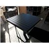 Image 1 : DESIGN WITHIN REACH EOS BLACK 30" X 30" SQUARE CAFE TABLE