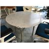 Image 1 : HERMAN MILLER WHITE MARBLE 42" ROUND TABLE