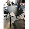 Image 2 : HAY PALISSADE COLLECTION BLACK 66" X 32" PATIO TABLE RETAIL $1702.37 CAN