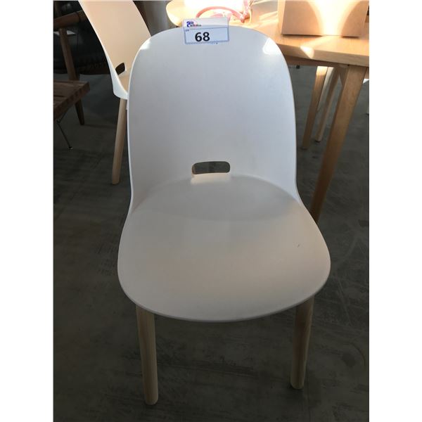 EMECO AIFI BEIGE/WHITE OAK DINING CHAIR