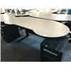 Image 2 : TEKNION MAPLE 6.5' ADJUSTABLE HEIGHT PROGRAMMERS TABLE