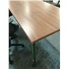 Image 3 : HERMAN MILLER 72" X 30" WALNUT CONFERENCE TABLE - CONDITION ISSUES