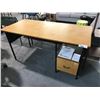 Image 1 : HERMAN MILLER EAMES 60" X 28" DESK AND STORAGE UNITS