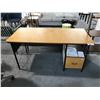 Image 2 : HERMAN MILLER EAMES 60" X 28" DESK AND STORAGE UNITS