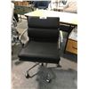 Image 1 : HERMAN MILLER EAMES BLACK LEATHER LOW BACK TILTER CHAIR