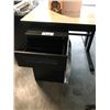 Image 2 : TEKNION BLACK 3 DRAWER PEDESTAL