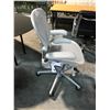 Image 2 : HERMAN MILLER AERON MINERAL GREY FULLY ADJUSTABLE TASK CHAIR SIZE A RETAIL PRICE $1805 CAN