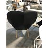 Image 3 : DESIGN WITHIN REACH UCHIWA QUILTED GREY/BLACK LOUNGE CHAIR RETAIL $2500 CAN