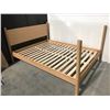 Image 1 : HERMAN MILLER NATURAL OAK QUEEN SIZE PILLAR BED WITH BOX SPRING FRAME RETAIL $5370 CAN