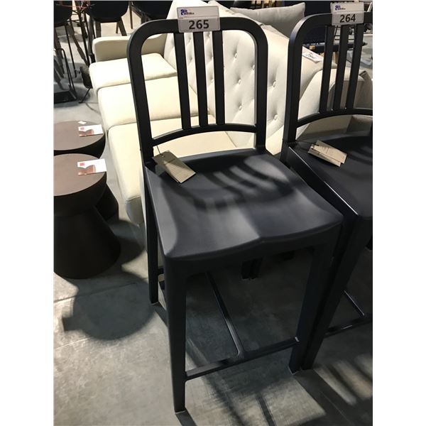 DESIGN WITHIN REACH MODEL 111 NAVY COUNTER STOOL