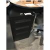 Image 2 : TEKNION BLACK 3 DRAWER PEDESTAL