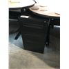 Image 2 : TEKNION BLACK 3 DRAWER PEDESTAL