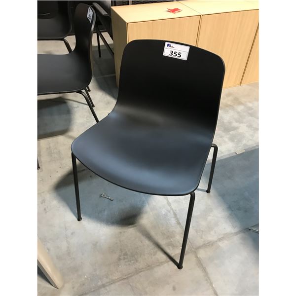 HAY BLACK POLY SIDE CHAIR