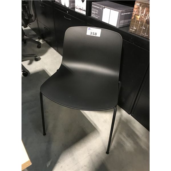 HAY BLACK POLY SIDE CHAIR