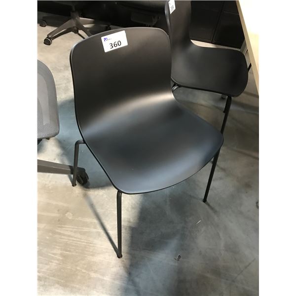 HAY BLACK POLY SIDE CHAIR