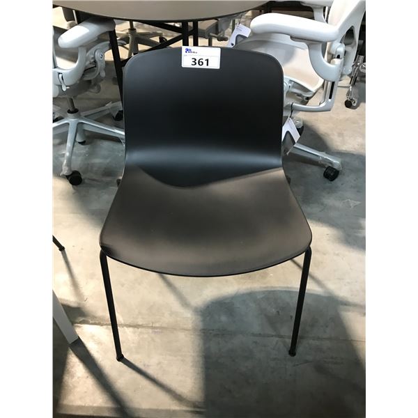 HAY BLACK POLY SIDE CHAIR