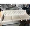 Image 2 : BEIGE TUFTED BACK 80"W 3  SEAT SOFA