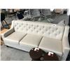 Image 3 : BEIGE TUFTED BACK 80"W 3  SEAT SOFA